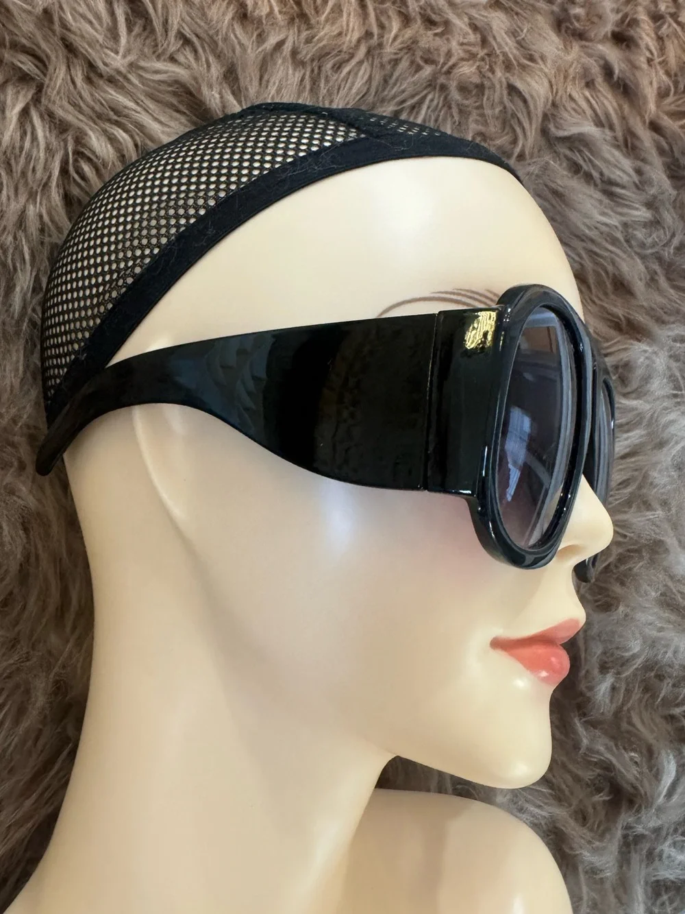 Futuristic aviator sunglasses